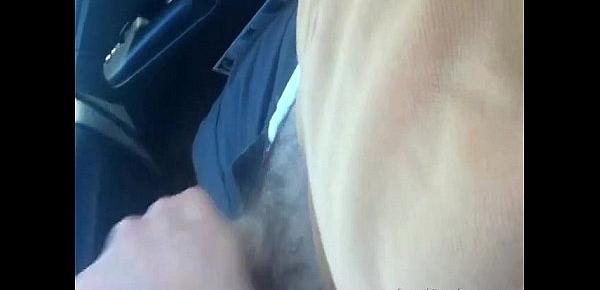  We are on trip and wifey jerking my cock